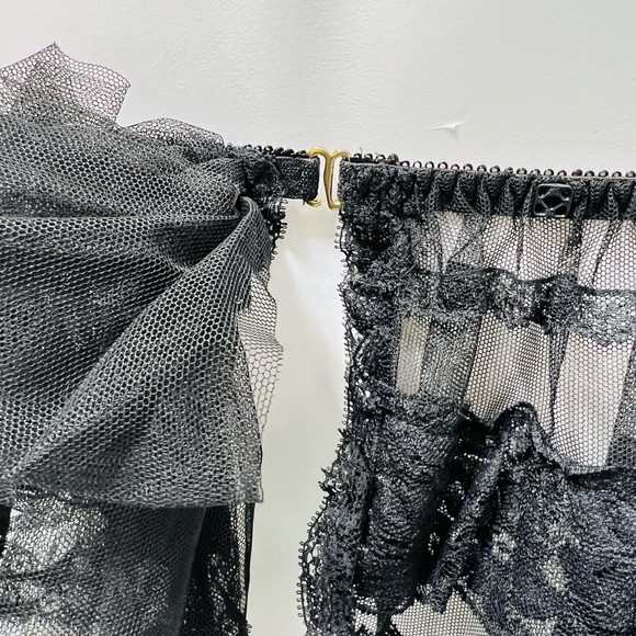 Victoria's Secret Sexy Ruffled Lace Lingerie Dress Mesh - Picture 8 of 11